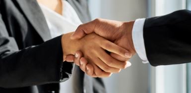 Attorney handshake