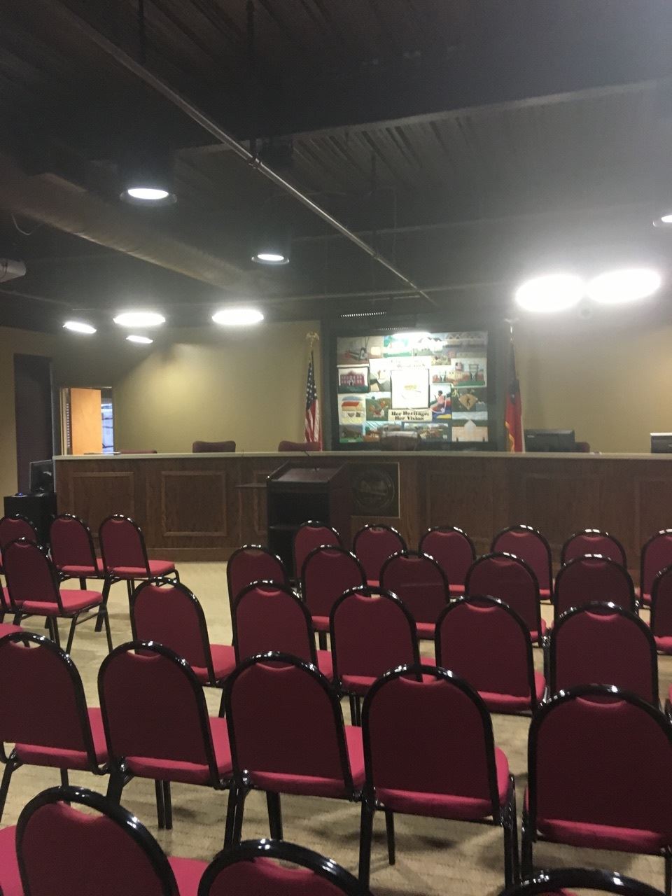 Inside Woodstock Municipal Court